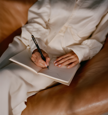 Writing in Warm Light
